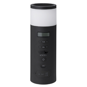 プラスマイナスゼロ 防災ラジオ ブラック XAR-J010-B-イメージ1