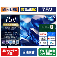 TVS REGZA 75V型4Kチューナー内蔵4K対応液晶テレビ 75E770S
