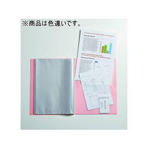 キングジム クリアーファイル フェイバリッツ A4 20ポケット 黄 F021394-FV166Tｷｲ-イメージ4