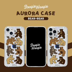 BOOGIE WOOGIE iPhone 14 Pro用オーロラケース BEAR×BEAR BW24114I14P-イメージ2