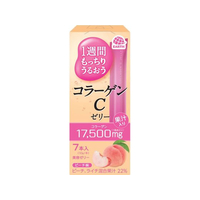 アース製薬 1週間うるおう コラーゲンCゼリー ピーチ味 7本入 FC571TH