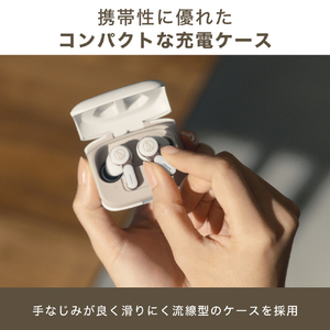 オーディオテクニカ ノイズキャンセリング完全ワイヤレスイヤホン アッシュブラック ATH-TWX7 BK-イメージ9