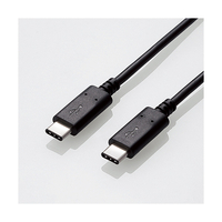 エレコム USB2．0ケーブル(Type-C-TypeC) 2．0m ブラック U2C-CC5P20NBK