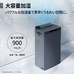 シャープ 加湿空気清浄機 e angle select グレー系 KI-75XE5-H-イメージ12