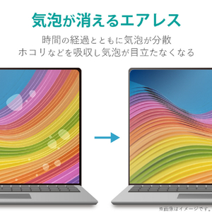エレコム 15．6Wインチ(16：9)用液晶保護フィルム 反射・指紋防止/タッチパネル対応/エアーレス加工 EF-MF156WN-イメージ6