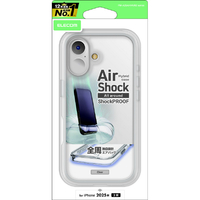エレコム iPhone 17用AirShock ハイブリッドケース 全周エアバッグ クリア PM-A25AHVAIR2CR