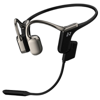 AVIOT 骨伝導イヤフォン Openpiece Elite titanium silver WB-E1M-SL