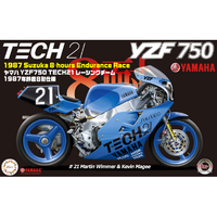 フジミ模型 1/12 BIKE9 ヤマハ YZF750 TECH21レーシングチーム 1987年鈴鹿8耐仕様 ﾌｼﾞﾐBIKE9YZFTEC21