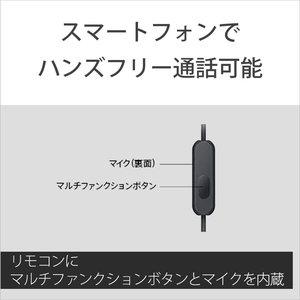 SONY 密閉型インナーイヤーレシーバー ホワイト MDREX255APW-イメージ3