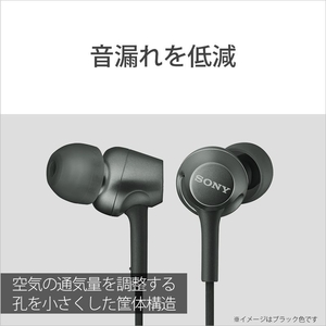 SONY 密閉型インナーイヤーレシーバー ホワイト MDREX255APW-イメージ7