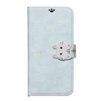 ＮＡＴＵＲＡＬ　ｄｅｓｉｇｎ iPhone 16用手帳型ケース NEW COCOTTE ブルーグレー IP24-61-COT09
