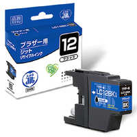 JIT ブラザー(brother) LC12BK対応 ジットリサイクルインクカートリッジ ブラック JIT-B12B