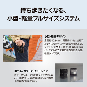 パナソニック デジタル一眼カメラ用交換レンズ LUMIX  Sシリーズレンズ ブラック S-S40-K-イメージ6