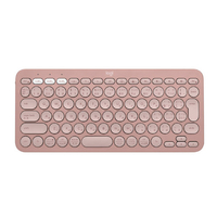 ロジクール ワイヤレスキーボード PEBBLE KEYS 2 K380S ローズ K380SRO