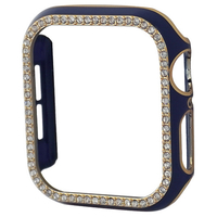 GAACAL Apple Watch Series 7-8 [41mm]用スワロフスキーフレーム ブルー×ゴールド W00065BG5