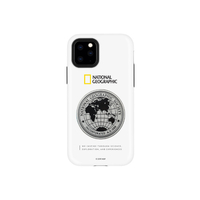 National Geographic iPhone 11 Pro用ケース Global Seal Metal-Deco Case ホワイト NG17149I58R