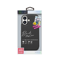 PGA iPhone 17用バックフリップケース ブラック PG-25ABF01BK