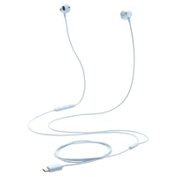 エレコム 高耐久 デジタル式USB Type-C(TM)ヘッドフォン インナーイヤー型 ブルー EHP-DF13IMBU
