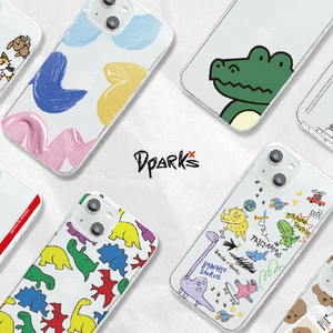 Dparks iPhone 14 Pro用ソフトクリアケース DINO DOODLE DS24155I14P-イメージ6