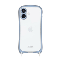 ＮＡＴＵＲＡＬ　ｄｅｓｉｇｎ iPhone 16用背面型ケース I．COLOR スカイブルー IP24-61-ICSH02