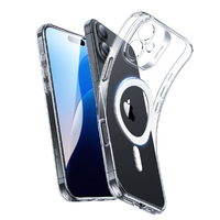 ESR iPhone 16用Zero MagSafe対応ソフトケース クリア ES27156I16