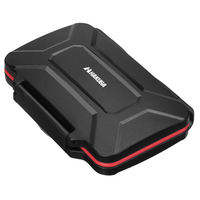 ハクバ ハードメモリーカードケース SD12（SD/microSDカード用） レッド DMC-22SD12RD