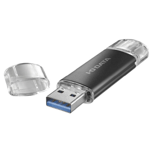 I・Oデータ 5Gbps対応 USB-A&USB-C搭載USBメモリー(256GB) U3C-STDシリーズ ブラック U3C-STD256G/K-イメージ1