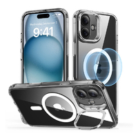 ESR iPhone 16用Classic スタンド付きハイブリッドケース クリア ES27159I16