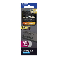 エレコム Galaxy S25用カメラレンズガラスフィルム PM-G251FLLG