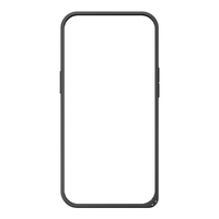 PGA iPhone 13 Pro用アルミニウムバンパー ブラック PG-21NBP01BK