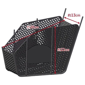 PELTECH 【電動アシスト自転車】20型 電動アシストeカーゴバイク 外装7段 マットブラック GRC-515L-MBK-8AH-イメージ5