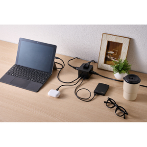 CIO Polaris CUBE DESK ブラック CIO-PCD67W2C1A-BK-イメージ6