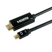 ホ－リック Mini DisplayPort→HDMI変換ケーブル(3m) MDPHD30-177BK