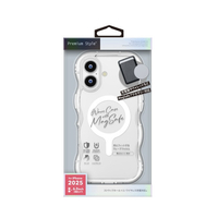 PGA iPhone 17用MagSafe ウェーブケース クリア PG-25AMW01CL
