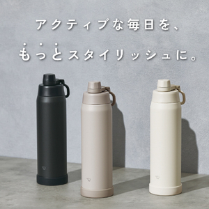 象印 ステンレスクールボトル(1.2L) ミスティグレー SD-KA120-HM-イメージ3