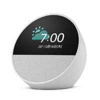 Amazon Echo Spot(2024年発売)スマートアラームクロック with Alexa ホワイト B0C2RZWV9B