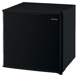 アイリスオーヤマ 【右開き】45L 1ドア冷蔵庫 ブラック IRSD-5A-B-イメージ2