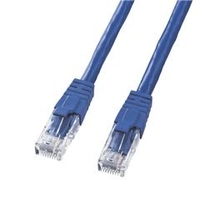 サンワサプライ カテゴリ6UTPクロスケーブル(20m) ブルー KB-T6L-20BLCK