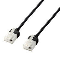 エレコム Cat6A LANケーブル(1．0m) ブラック LD-GPASST/BK10