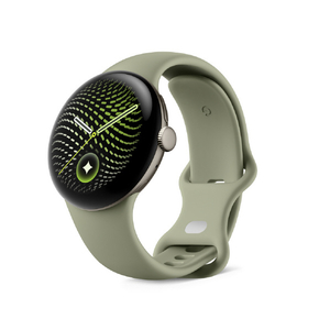 Google Google Pixel Watch 5(41 mm) (第 2 世代) Wi-Fi Satin Pyrite アルミケース / Olive アクティブ バンド GA11567-US-イメージ1