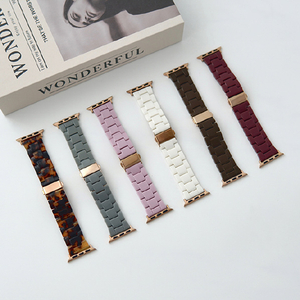 GAACAL Apple Watch Series 1-8/SE1-2 [38/40/41mm]用プラスチックバンド べっこう Z00147BRA-イメージ2