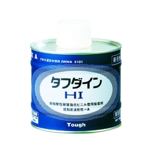 クボタケミックス 塩ビ用接着剤 タフダインHI 100G HI用透明100低粘度速乾性(粘度500mPa･S) FC633FM-4463391-イメージ1