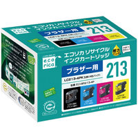 エコリカ エコリカ リサイクルインクカートリッジ ECI-BR213-4P