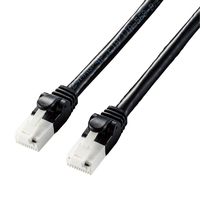 エレコム Cat6A LANケーブル(10．0m) ブラック LD-GPAT/BK100