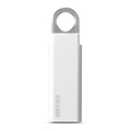 BUFFALO USB3．1(Gen1)/USB3．0対応 ノック式USBメモリー(32GB) ホワイト RUF3-KS32GA-WH