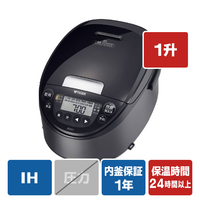 タイガー IHジャー炊飯器 モーブブラック JPW-K180KV