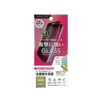PGA iPhone 17/16 Pro用液晶全画面保護ガラス 衝撃吸収 覗き見防止 PG-25AGL15SPM
