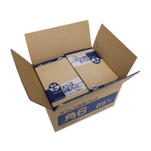 ツバメ工業 クラフト封筒 角6 85g／m2 1000枚 1箱(1000枚) F807587-K85-K6-イメージ1
