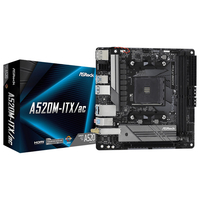 ASROCK ASRock Socket AM4 AMD A520 Mini-ITX マザーボード A520M-ITX/AC