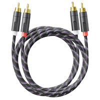 FIIO オーディオケーブル TRUST  LR-RCA6S 50cm FIO-TRUST-LR-RCA6S